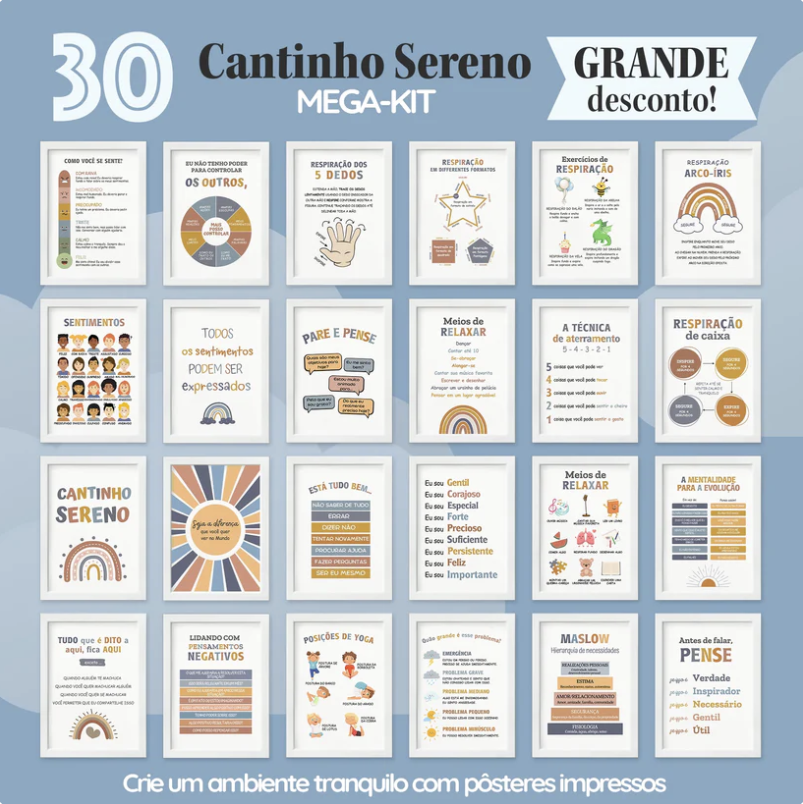 Cantinho Sereno poster set