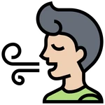 Ícone de exercícios de respiração